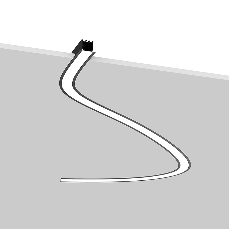 CR35 35mm Curved led Recessed Linear