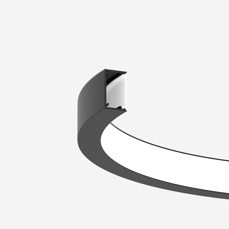 CS50 50mm Outward Curved led Profile Systems