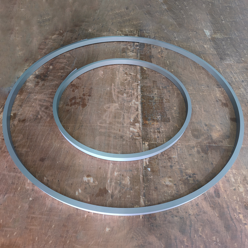 CS50 zilver hangend rond gevormd profiel