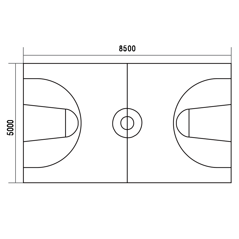 C35 Basketball Court Shape Linear Curved Led Fitting