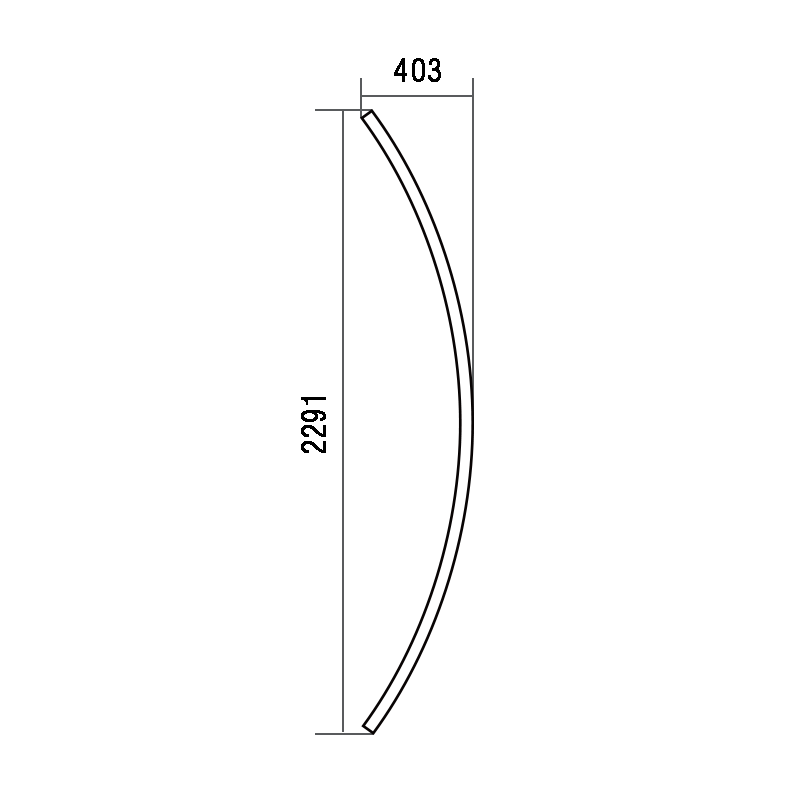 CR50N Linear curved LED Recessed Profile