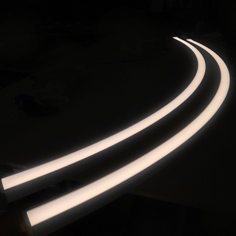 Perfil empotrable LED curvo lineal CR50N