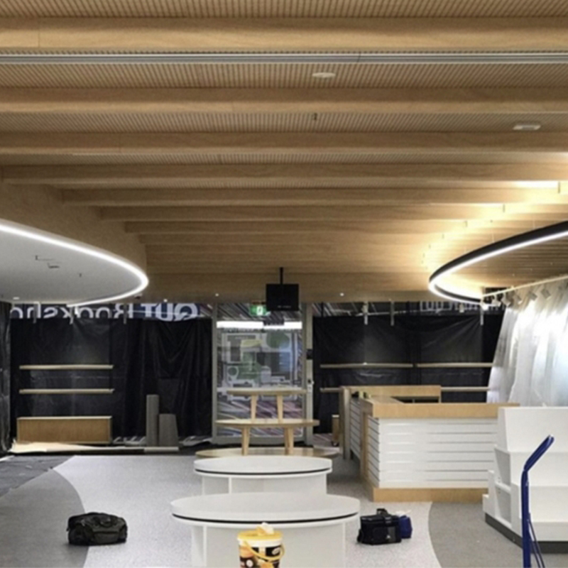 C50S Lineair gebogen LED Fitting