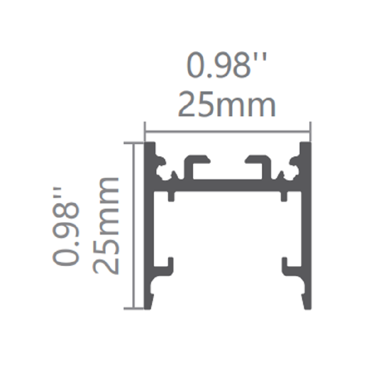 C25 Linear curved LED Profile