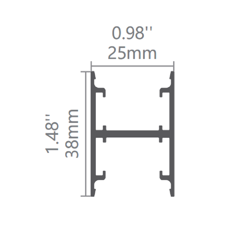 C25H 25mm Curve Suspended LED Circle