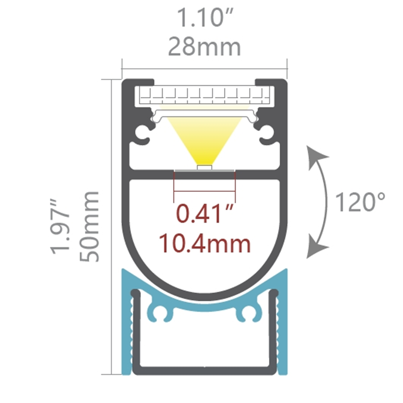 AT28 Adjustable 28x50mm
