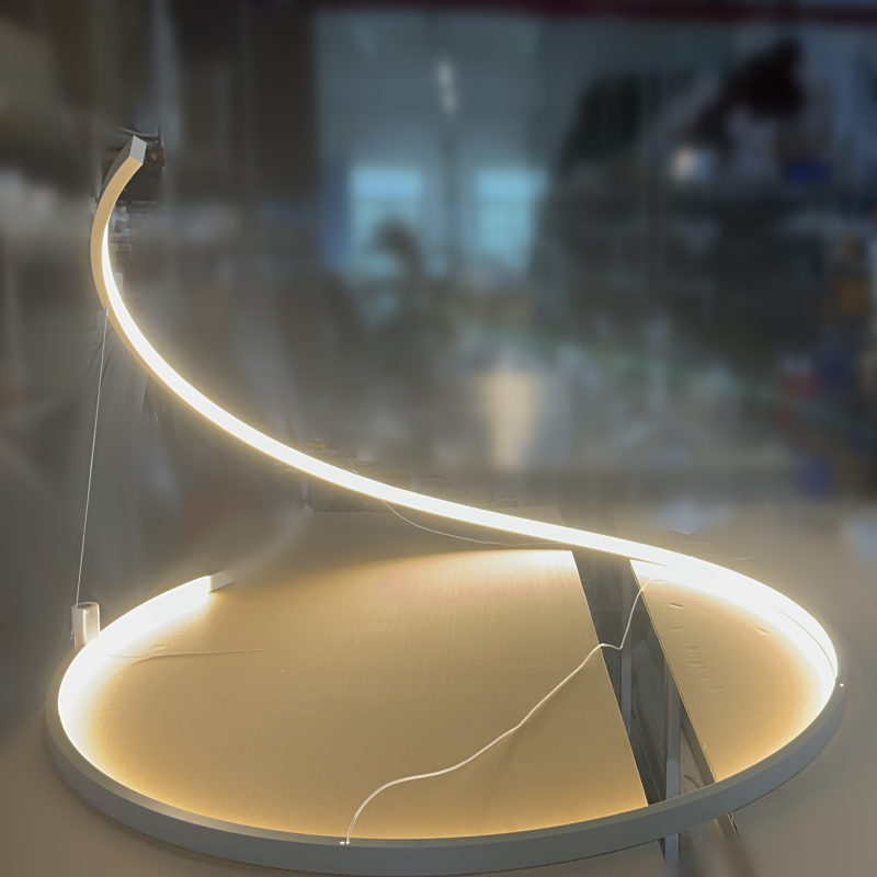 CS35 ספירלת פרופילי לד מעגליים פנימה