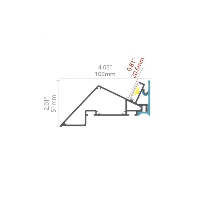 KN1 Cover frame 102x51mm