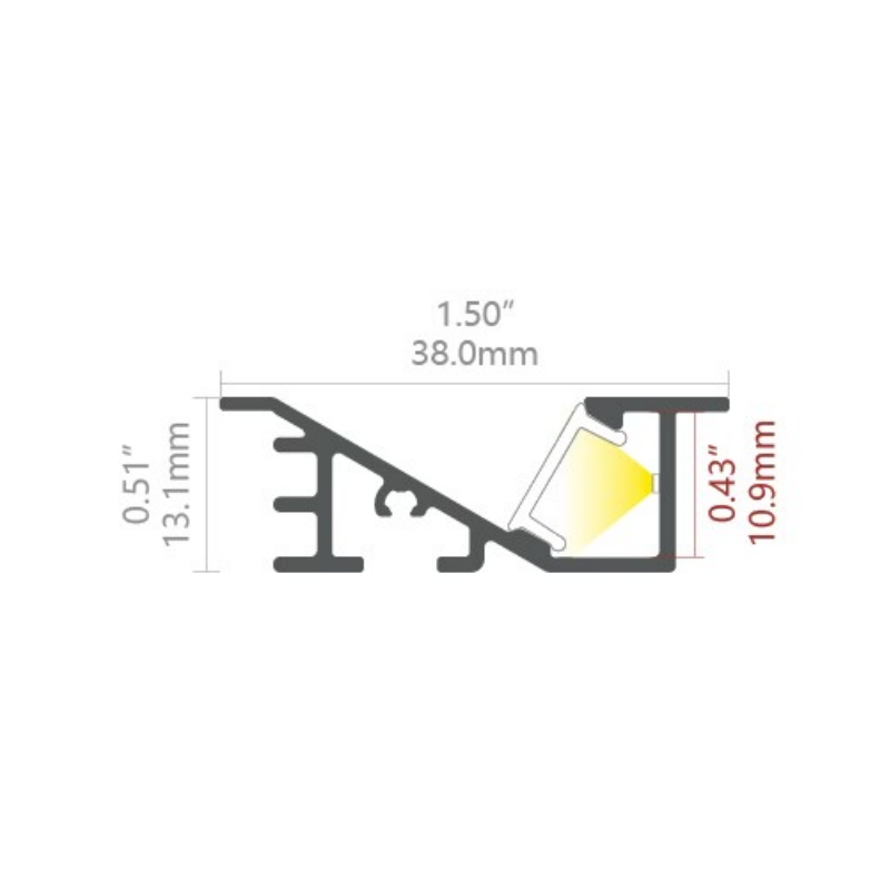 AR10 שקוע 38x13.1 מ