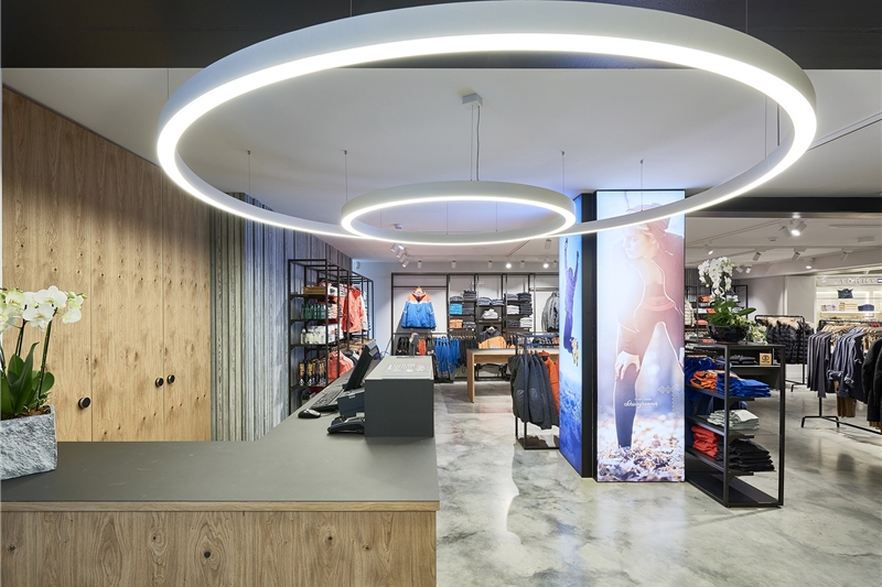 Luminárias de LED curvo circulares C50N de 52 mm