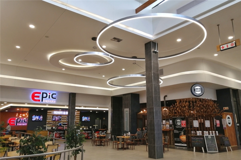 C25H Círculo de LED suspenso de curva de 25 mm