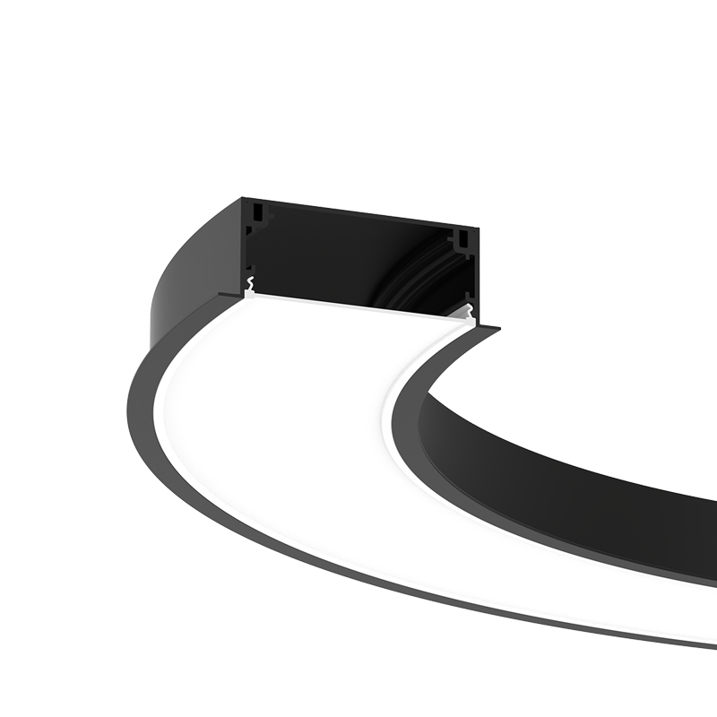 CRX100 100mm Recessed Bendable led Profile