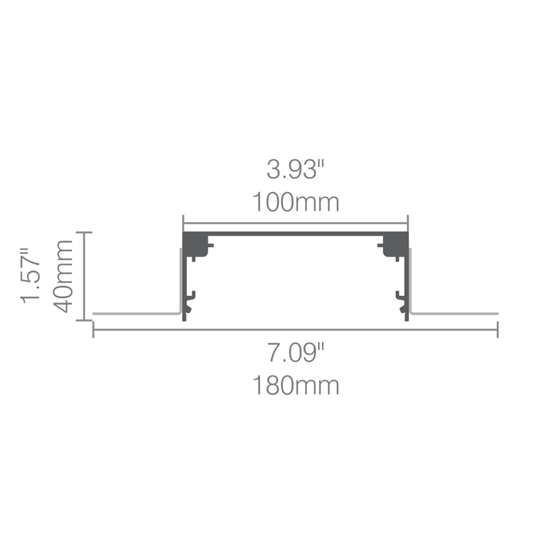 CXT100 100mm Curve Trimless led Lights