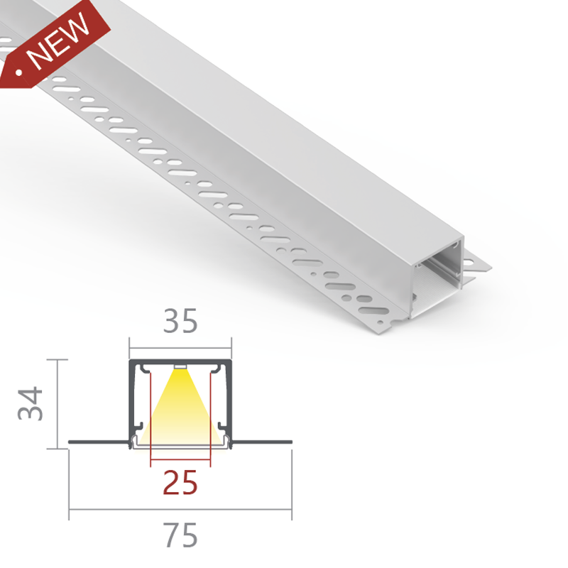 TR35N 35mm Trimless 75x34mm