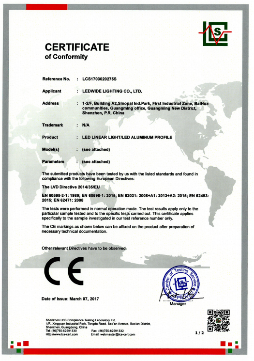 CE test report