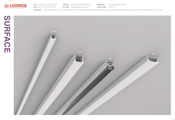 Ledwide General led profile catalog 2026.1