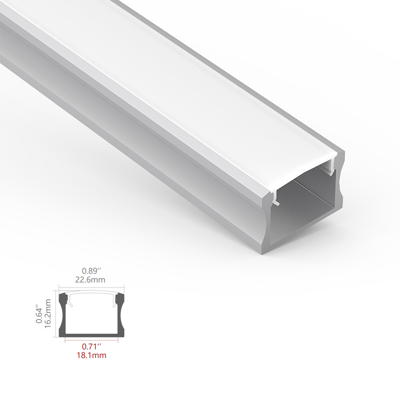 AS6 Surface Mount Led Aluminum Profile