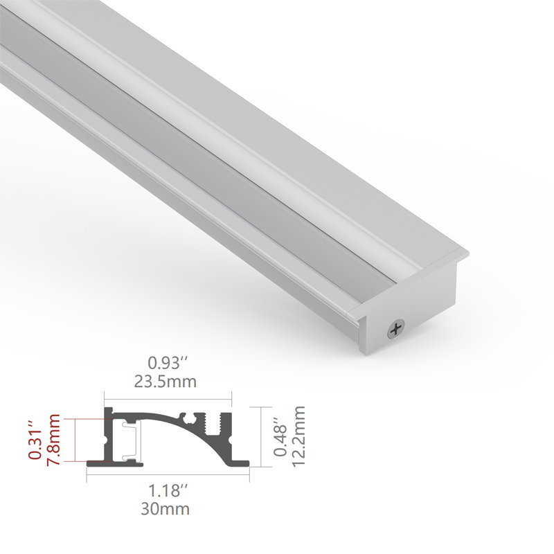 AR10S encastré 30x12,2 mm