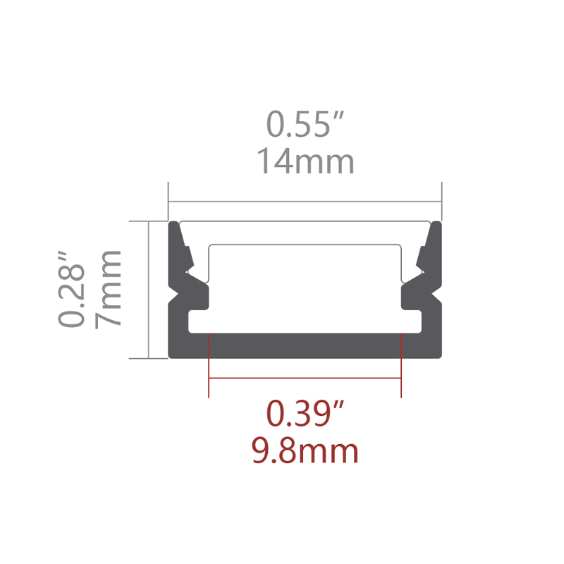 AS10 Pinta-asennus 14x7mm