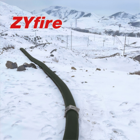 Tubo flessibile layflat in TPU ZYFIRE: la soluzione definitiva per il trasferimento di carburante invernale per la distribuzione temporanea di olio