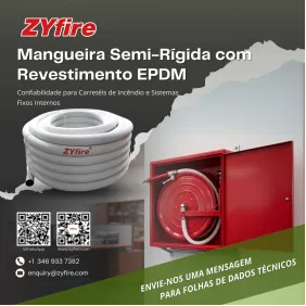 ZYfire의 EPDM 라이닝 반경성 호스: 현대식 실내 소방 릴 시스템을 위한 확실한 선택