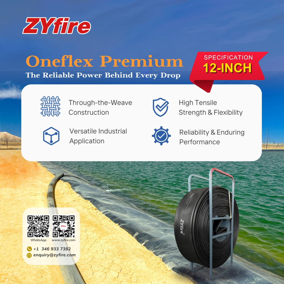 Шланг ZYfire Oneflex преміум-класу з NBR: непохитний прорив у передачі промислових рідин