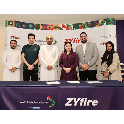 ZYfire — Fabricación saudí. Protección global contra incendios.