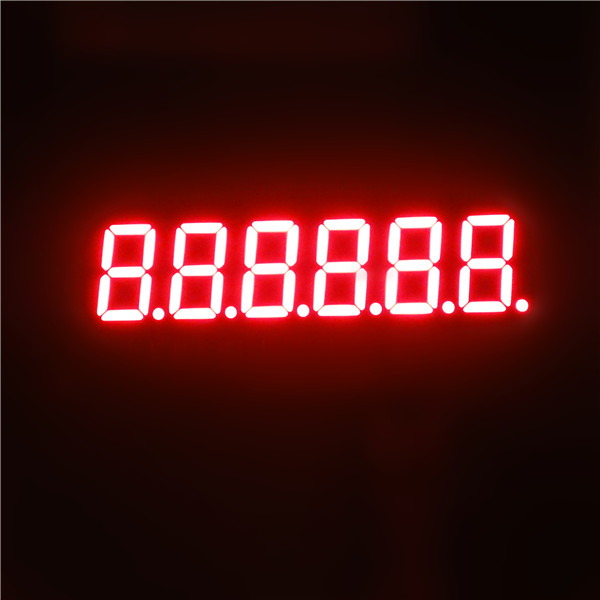 red 0.36 inch 6 digit 7 segment led display Factory