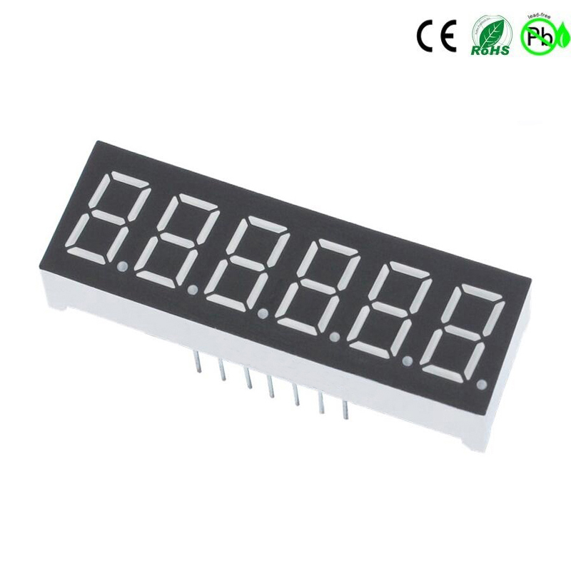 red 0.36 inch 6 digit 7 segment led display Factory