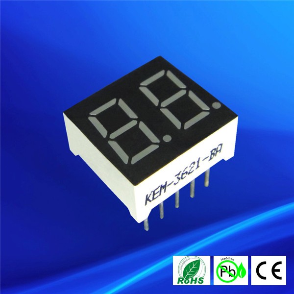 0.36 inch 2 digit 7 segment led display led module red color Factory