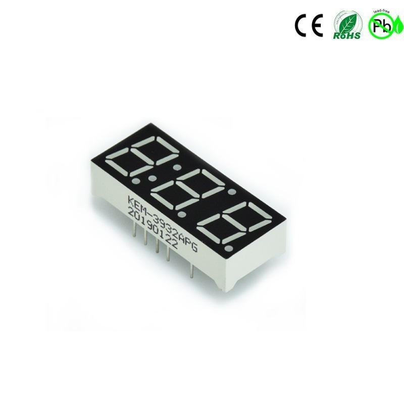 0.39 inch 3 digit 7 segment led display Red color Factory