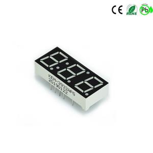 0.39 inch 3 digit 7 segment led display Red color