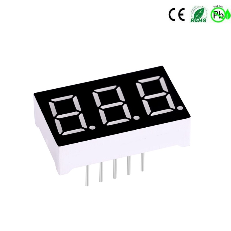 red 0.52 inch 3 digit 7 segment led display Factory