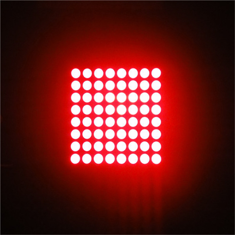 3mm 8x8 dot matrix LED display