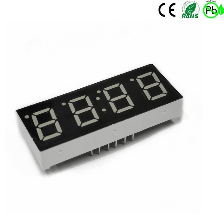 Red 0.4 inch 4 digit led 7 segment display Factory