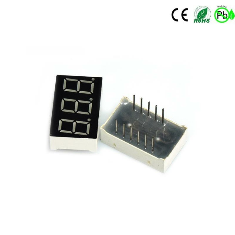 Hot sale 0.36 inch 3 digit red color 7 segment led display Factory