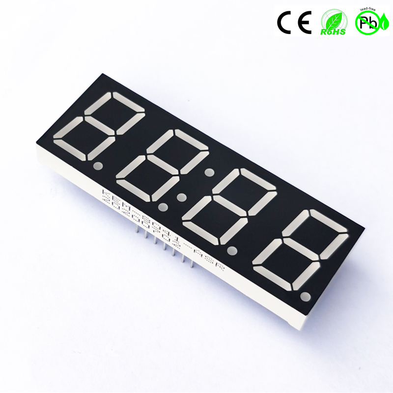 China Numeriek LED-display 0,8 inch 4-cijferig 7-segment LED-display