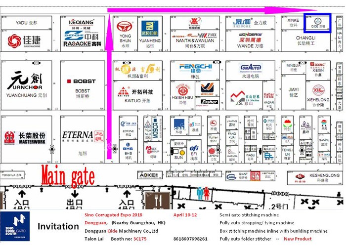 Invitation for Sino corrugated expo 2018