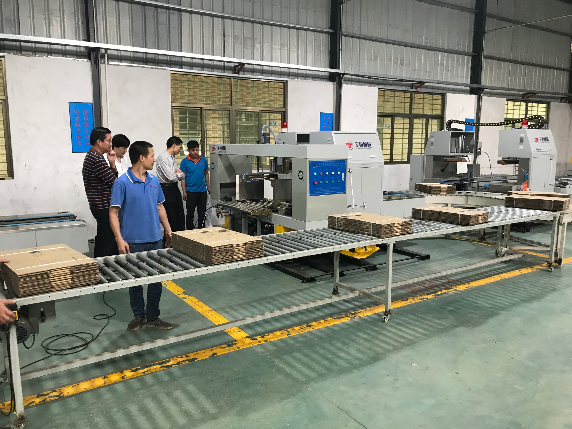 Fully auto PE bundling machine in Vietnam