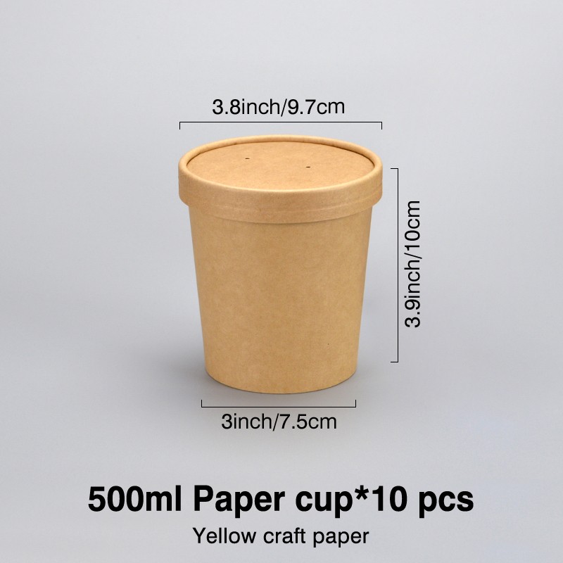 Disposable paper bowl