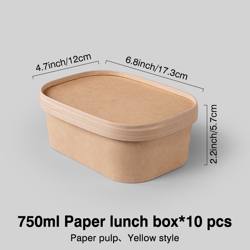 Kraft paper packaging box