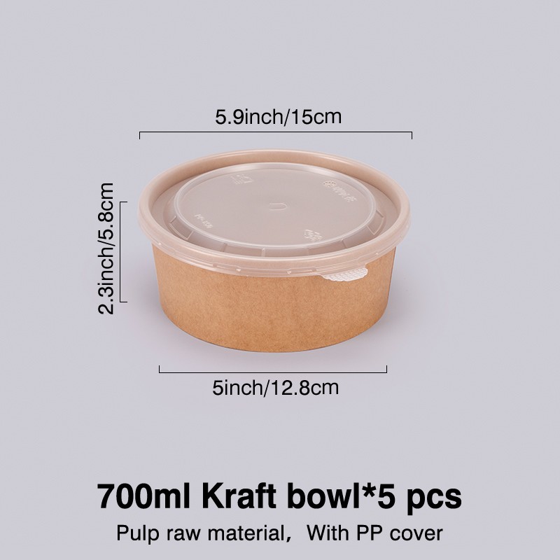 Kraft paper bowl