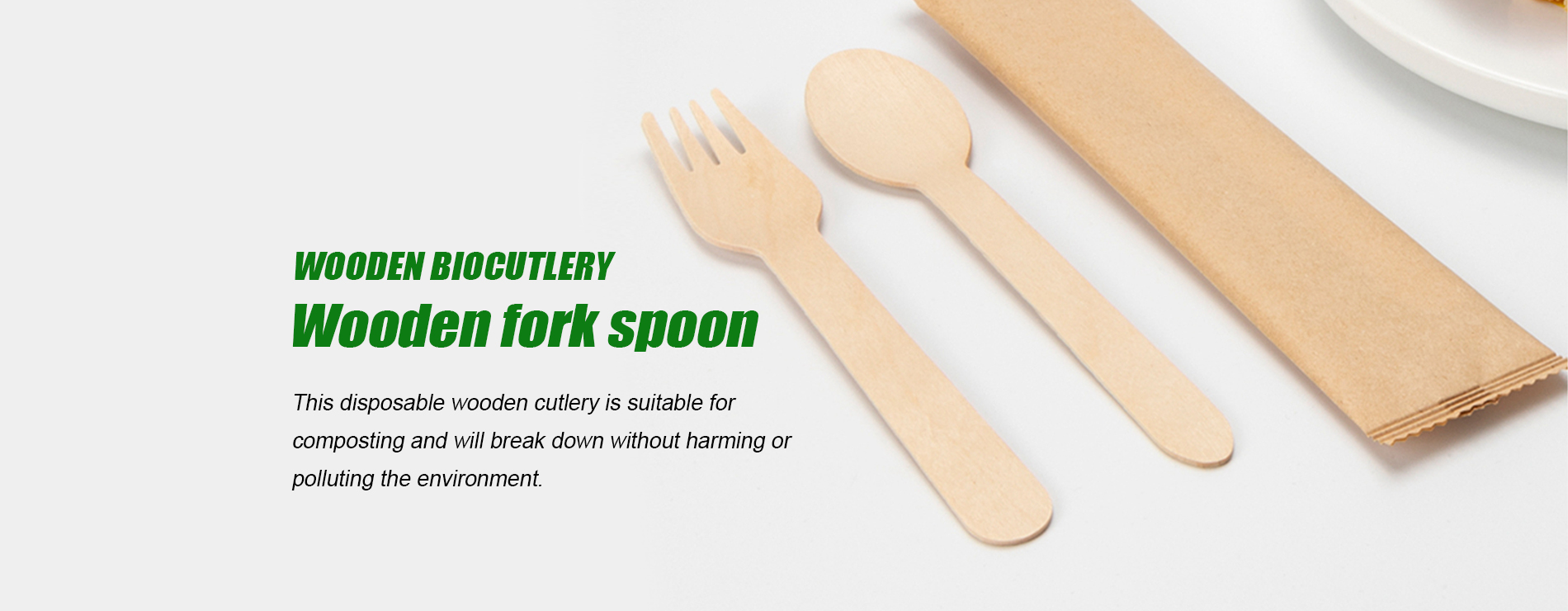 Wooden fork spoon