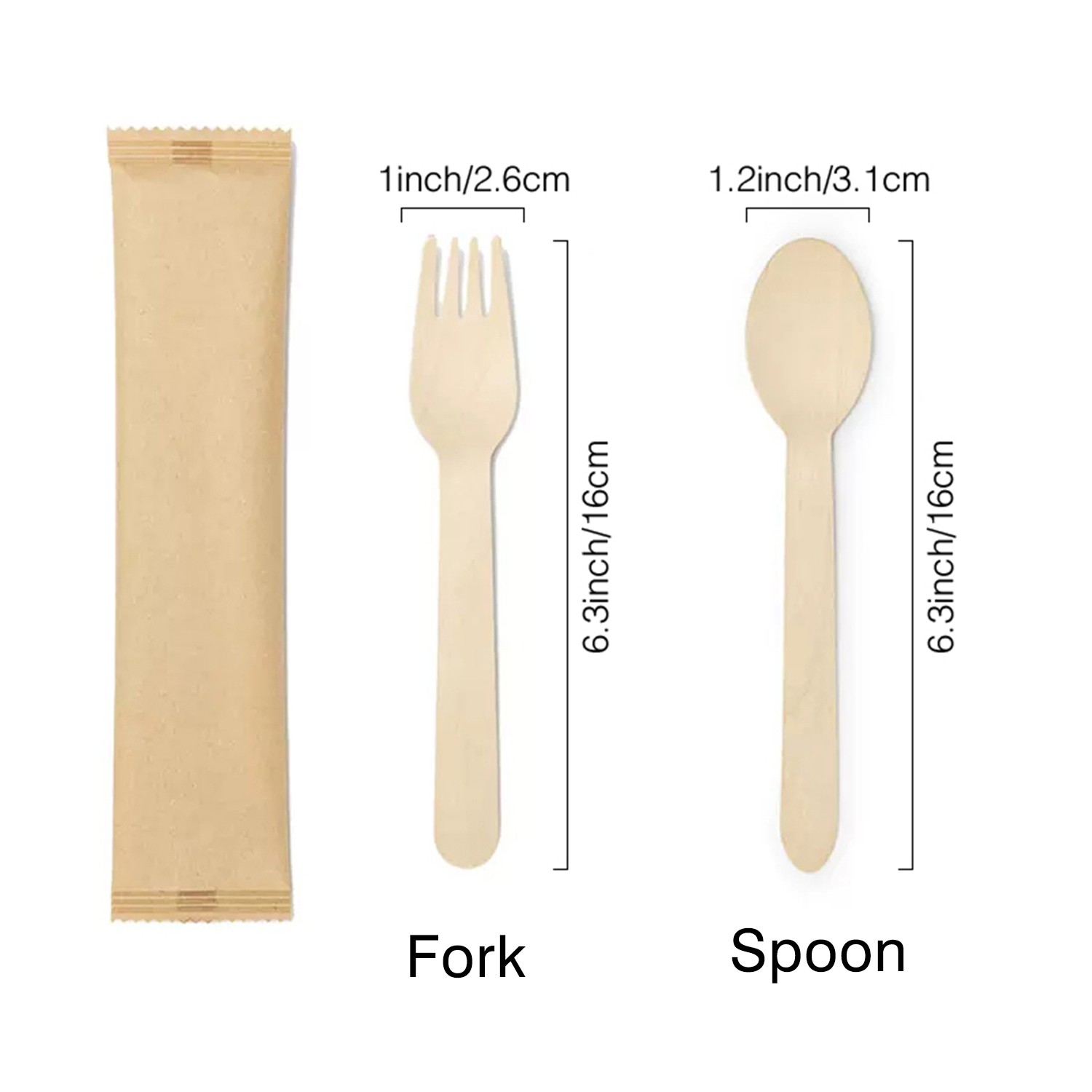 Wooden dining fork