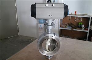 Pneumatic Wafer Type Ceramic Butterfly Valves