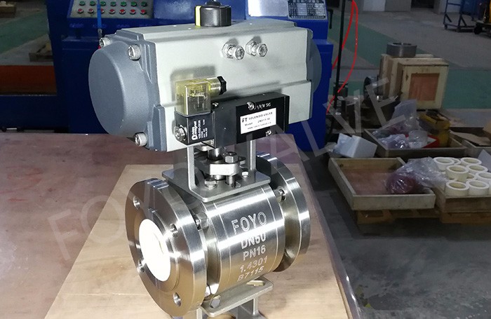Pneumatic Ceramic Ball Valve for Blast Furnace Shop, Complex of Pulverized Coal Injection Fuel