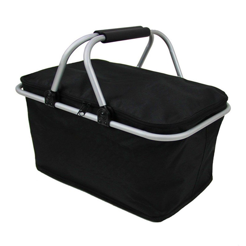 white insulated picnic bag