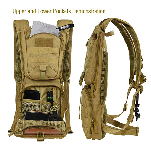 hiking daypack with hydration