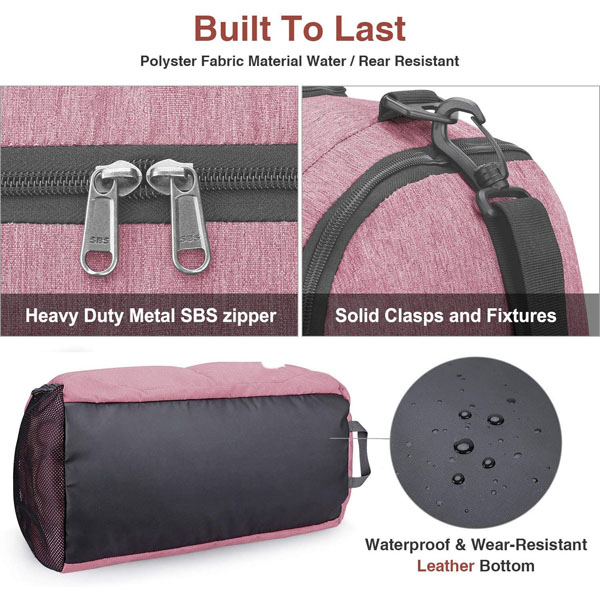 Color : Orange XIAMEND Water Resistant Sports Gym Travel Weekender Duffel Bag Backpacks for Women Men