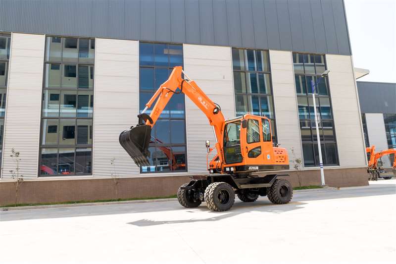 China Wheel Excavator